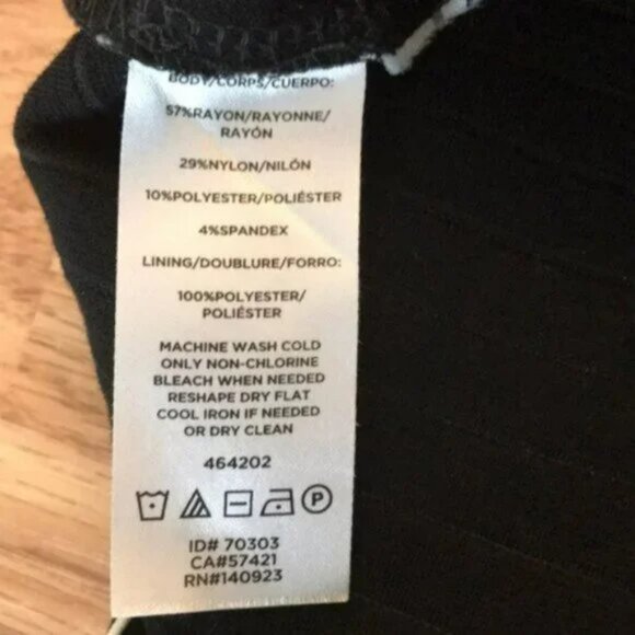 AT LOFT Black White Color Block Contrast Chevron Stripe Fit & Flare Mini Dress 4 - Picture 11 of 12